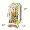 Garden House DIY Book Nook Shelf Insert - joiecraft